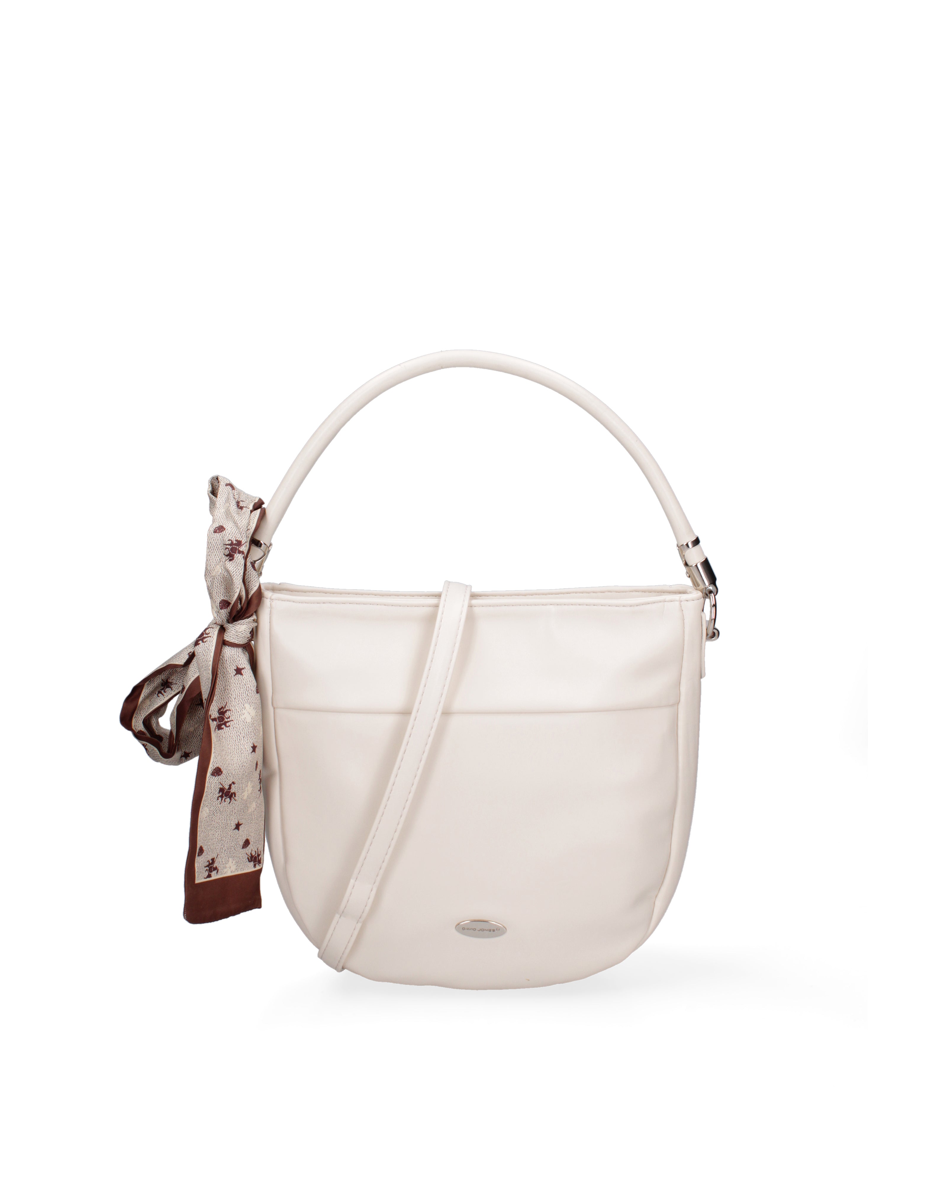 Borsa a mano da donna Ecopelle vegana CM6486-IVORY David Jones