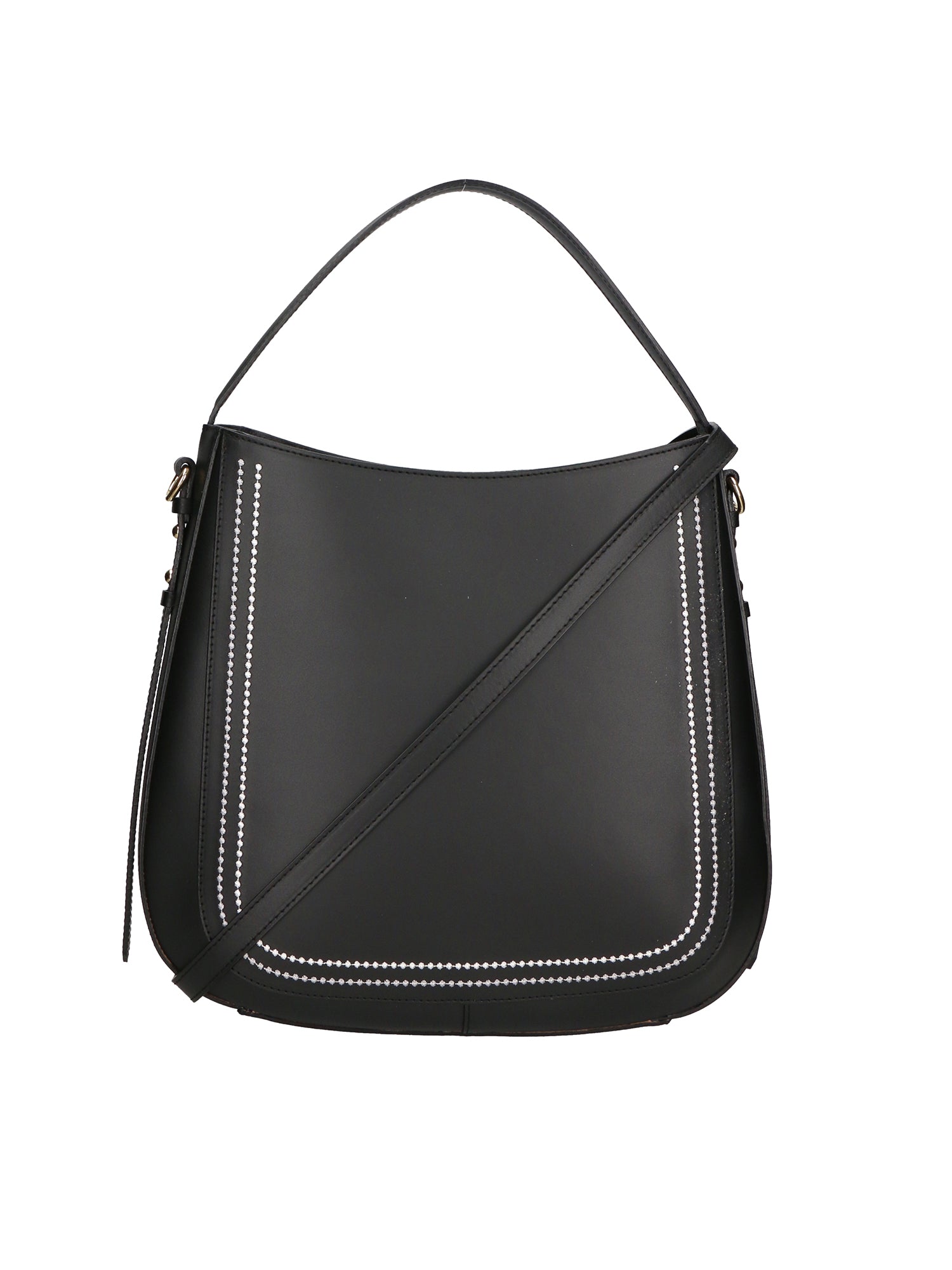 Gisella Borsa a mano da donna Vera pelle 05933-P218 NERO Gave Lux