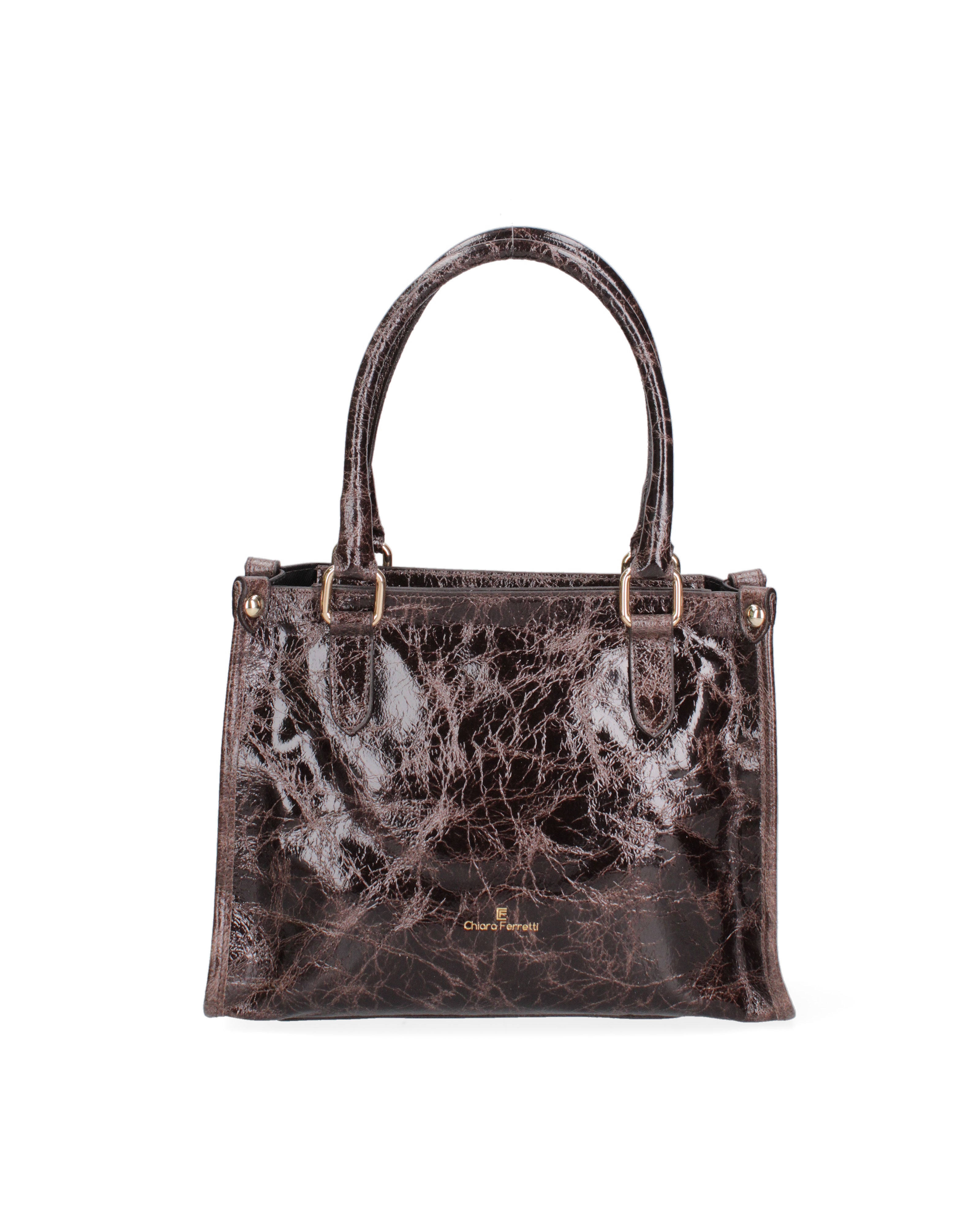 Eris Prime Borsa a mano da donna Vera pelle 7975-S23 T.MORO Chiara Ferretti