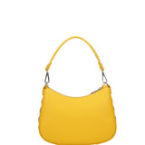 Borsa a spalla da donna 100% pelle ruga 07241-L224 GIALLO Roberta Rossi