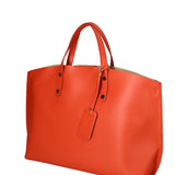 Lumena Borsa a mano da donna Vera pelle 2094-L311 MATTONE Gave Lux