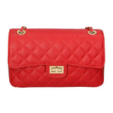 Clizia Borsa a spalla da donna Vera pelle 6078-S08 ROSSO Gave Lux