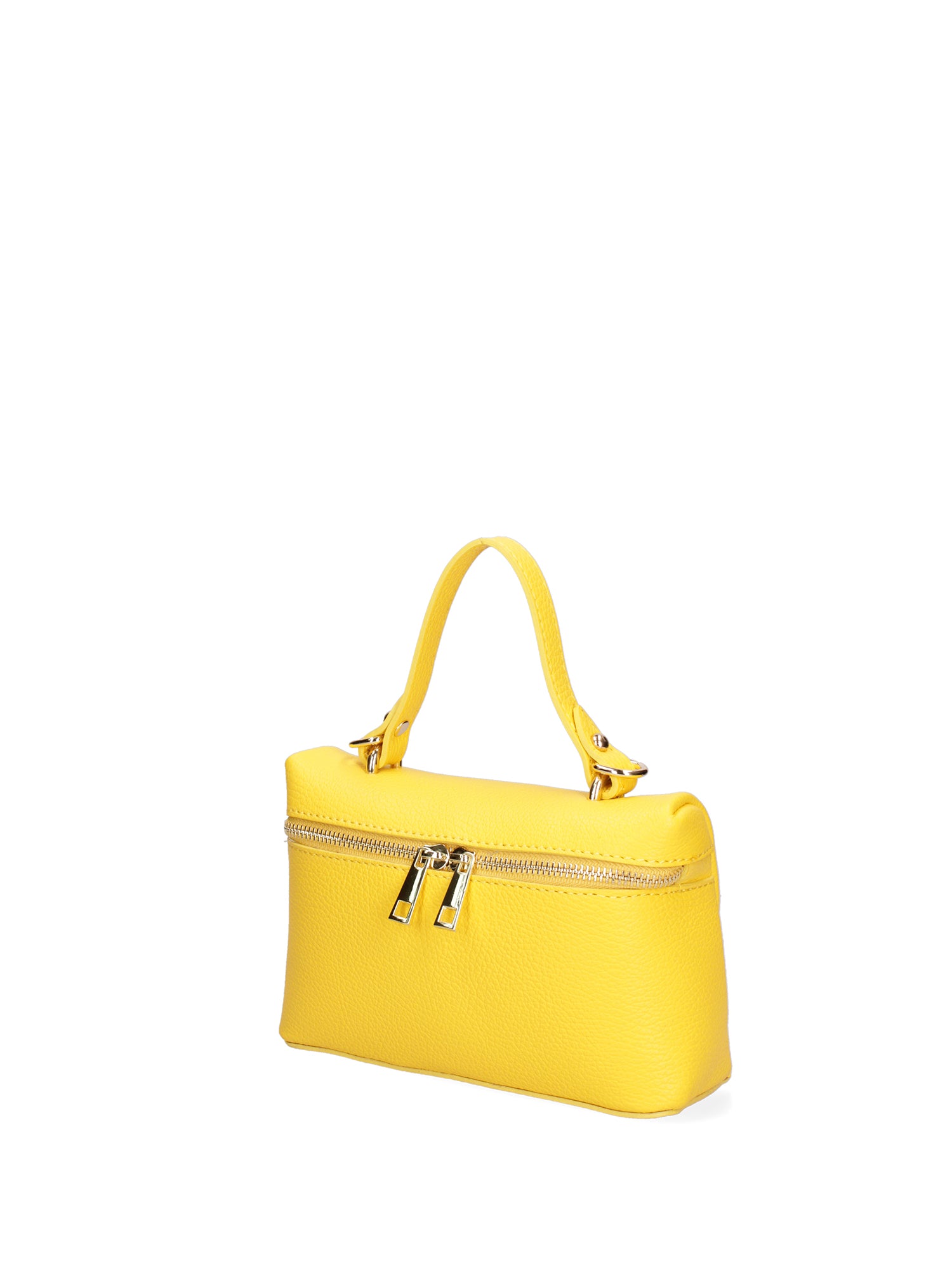 Borsa a mano da donna Vera pelle 07160-D504 YELLOW Roberta Rossi