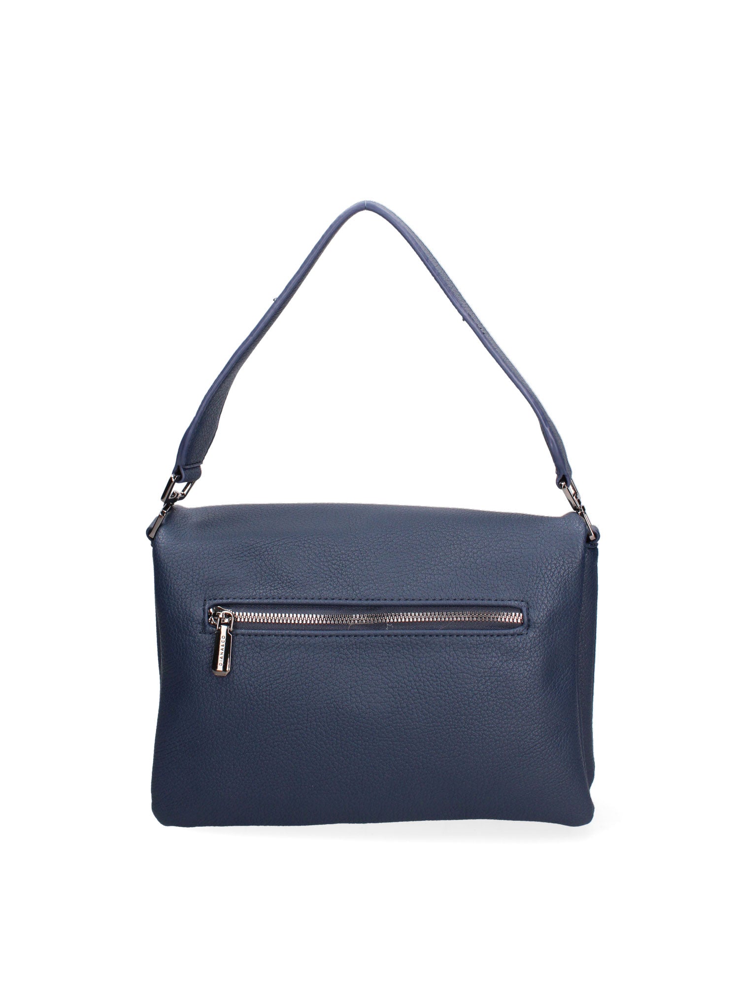 Borsa a spalla da donna Ecopelle vegana 637-1-NAVY BLUE Diana&co