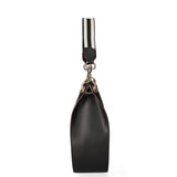 Borsa a spalla da donna 100% pelle riciclata 07224-Nero Viola Castellani