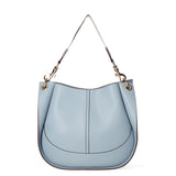 Borsa a spalla da donna 100% pelle riciclata 07224-Cielo Viola Castellani