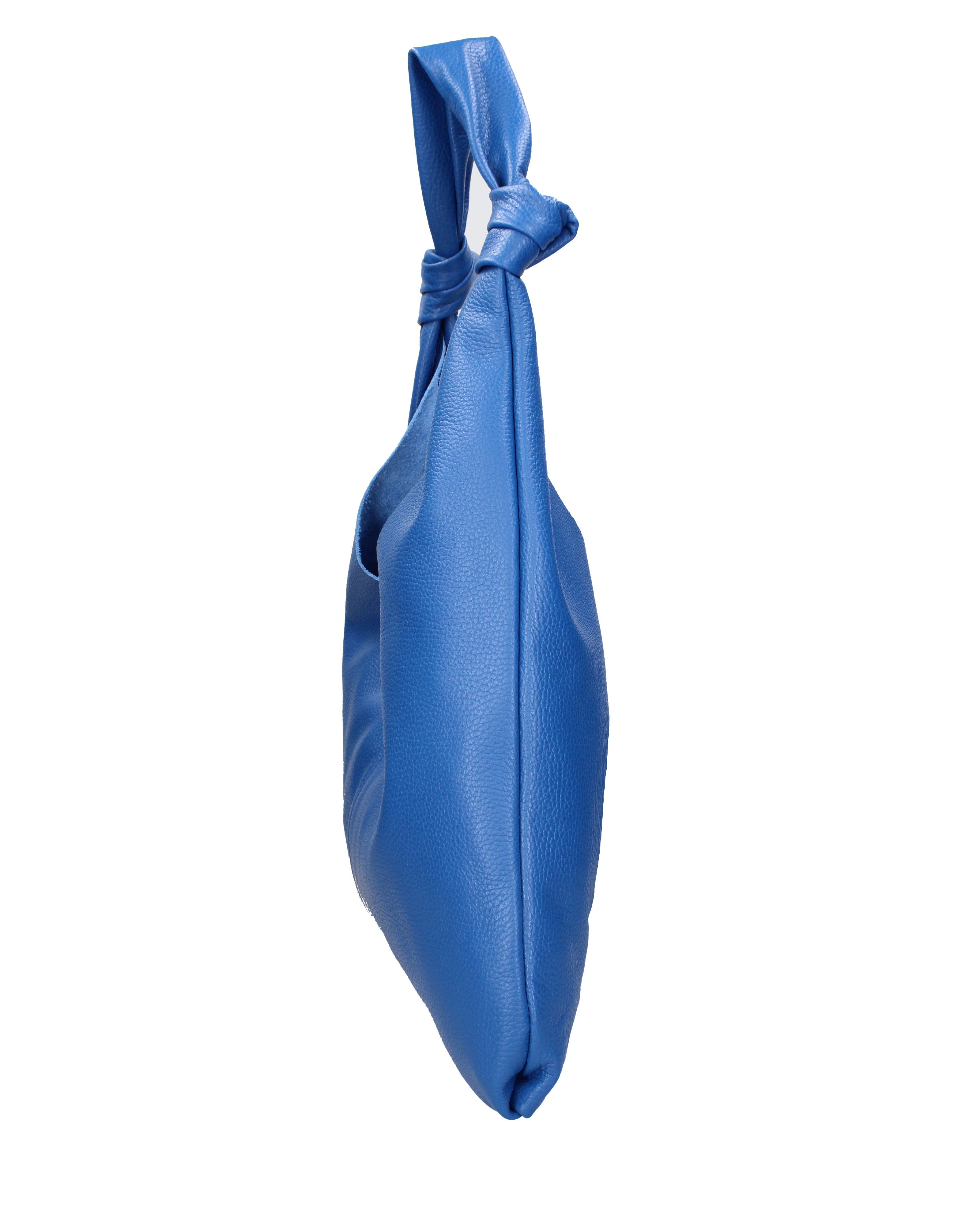 Borsa a spalla da donna 100% vera pelle 07156-D22 BLUETTE Viola Castellani
