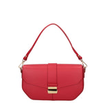 Borsa a spalla da donna Vera pelle 07229-L214 ROSSO Roberta Rossi