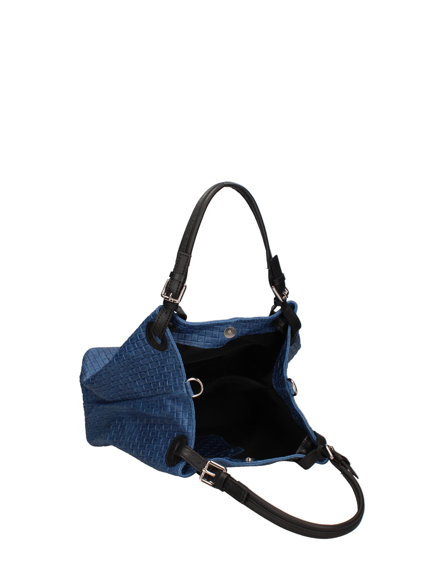 Araminta Borsa Shopper da donna Vera Pelle 80047-012 BLU JEANS Gave Lux