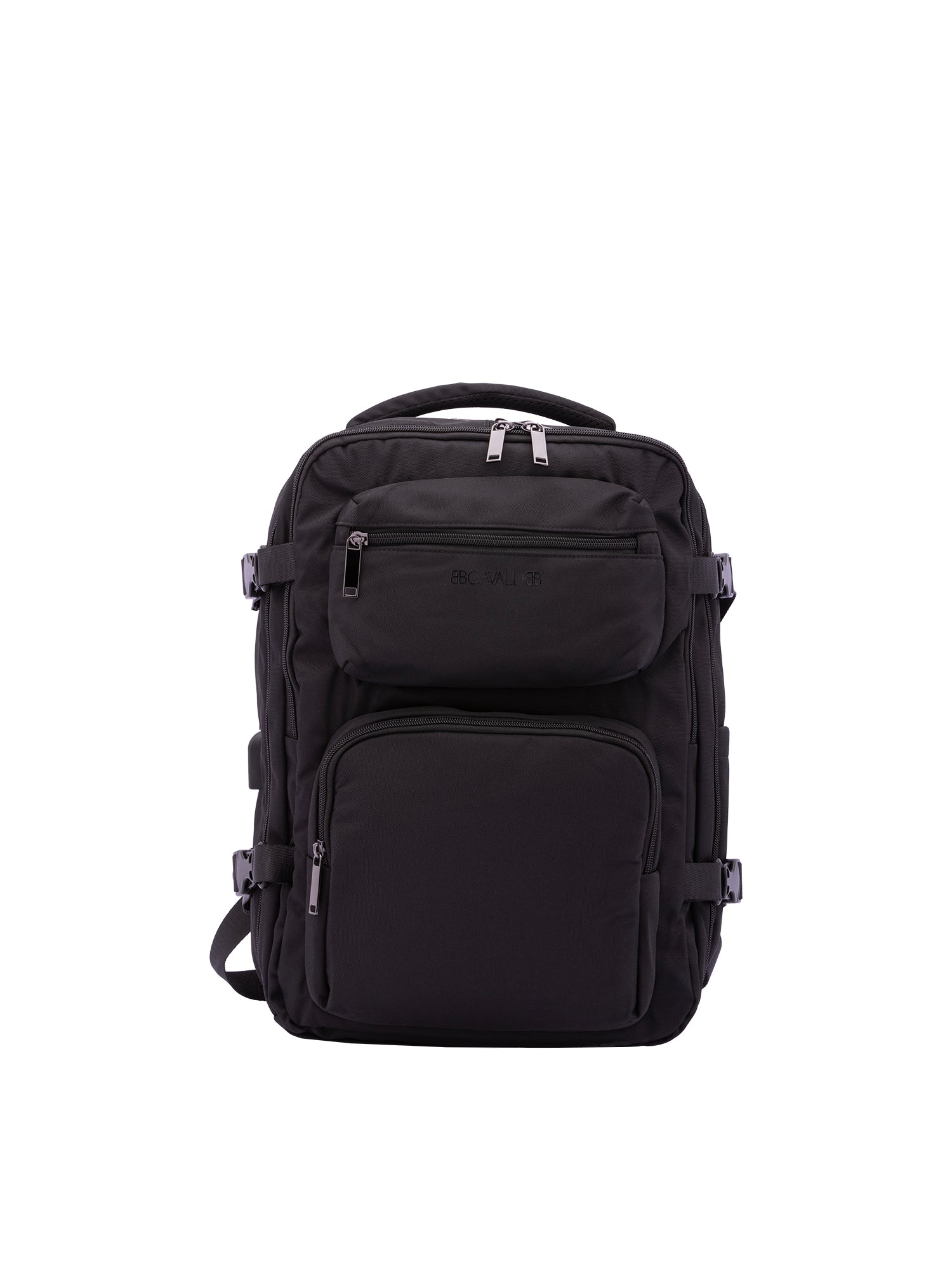 Zaino da uomo in poliestere Casual BC1330-NERO B Cavalli
