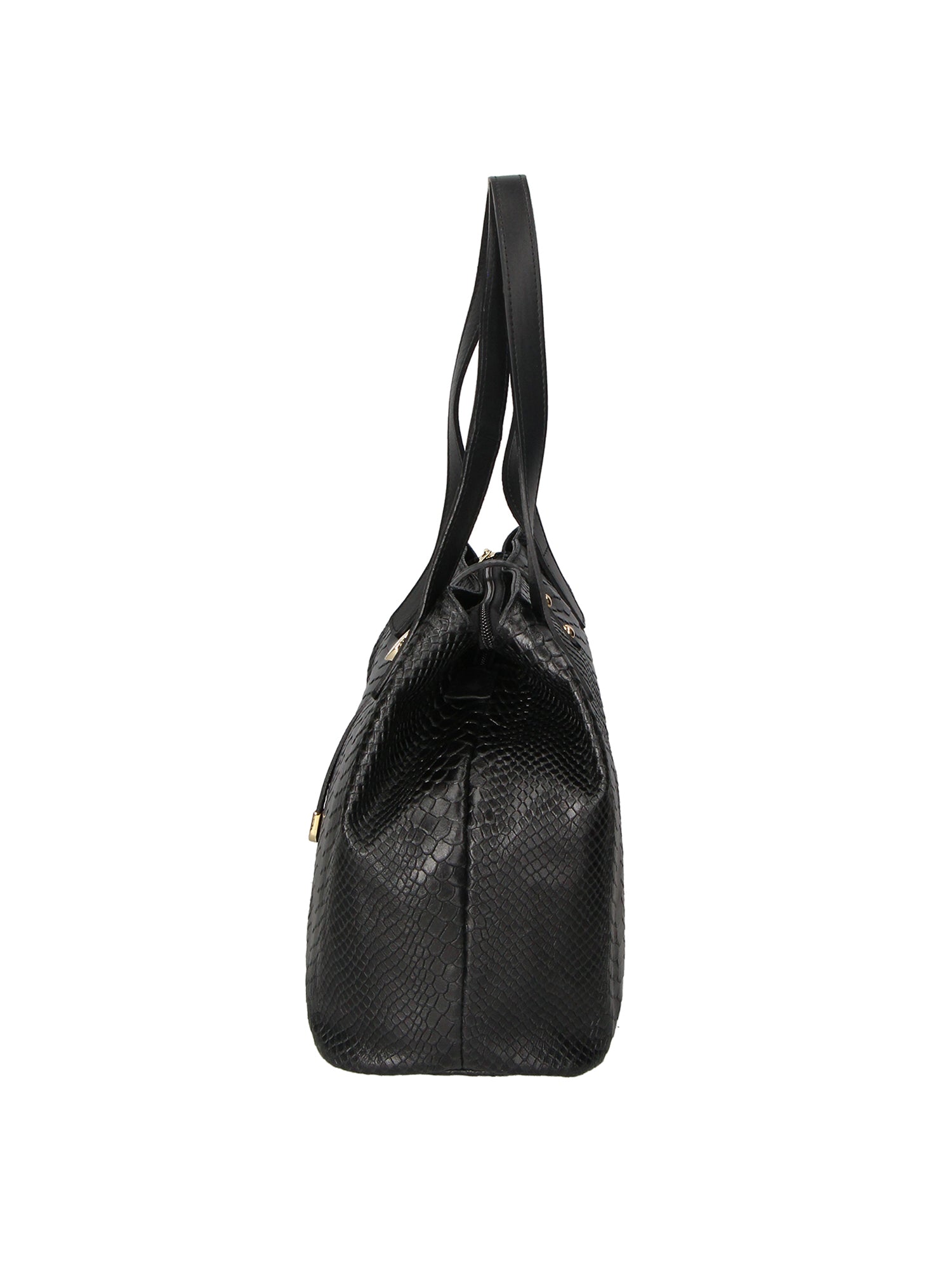 Clarissa Borsa a mano da donna Vera pelle 5276-019 NERO Gave Lux