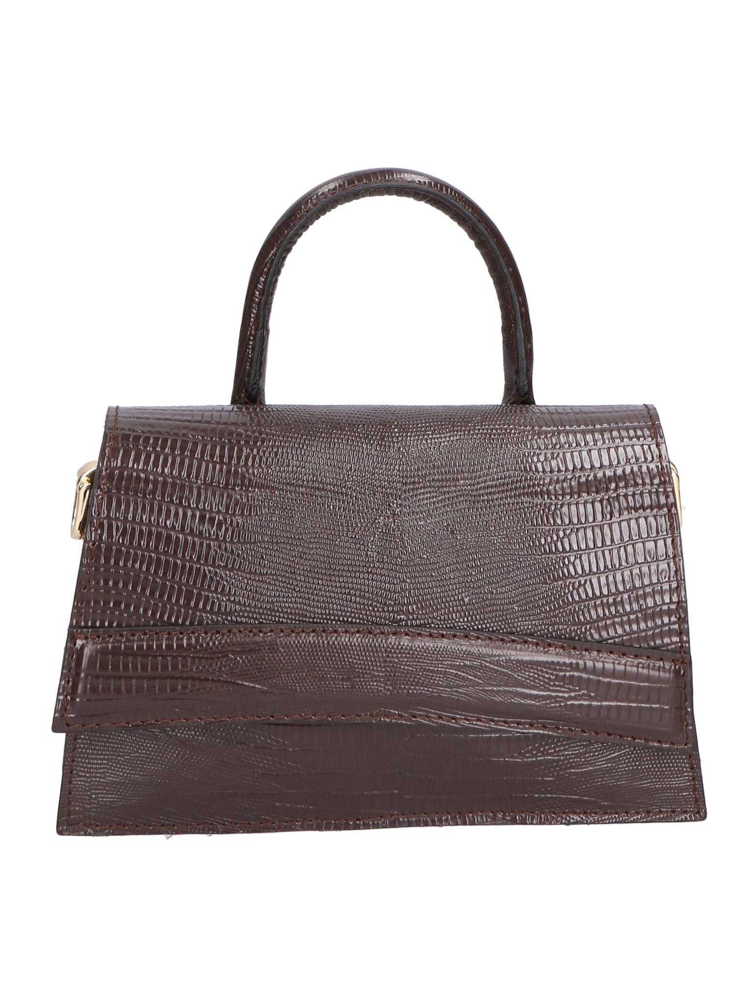 Ariel Borsa a mano da donna Vera pelle 05458-LU23 T.MORO DARK BROWN Gave Lux
