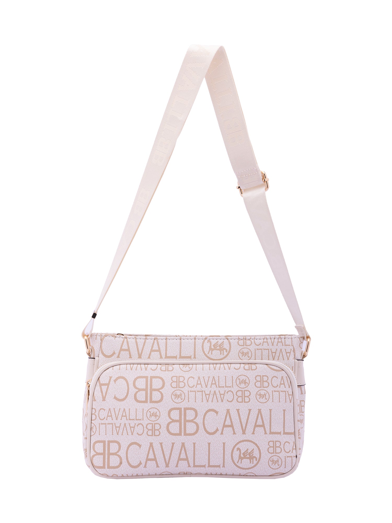 Borsa a tracolla da donna Ecopelle BC1438-OFF WHITE B Cavalli