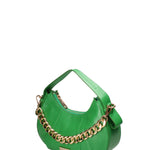 Borsa a spalla da donna Vera pelle JR-W-1167MNA-EMERALD GREEN-GOLD John Richmond
