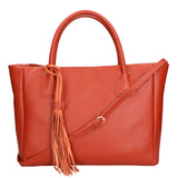 Rosalie Borsa a spalla da donna 100% pelle 06503-D61 MATTONE(HP) Gave Lux