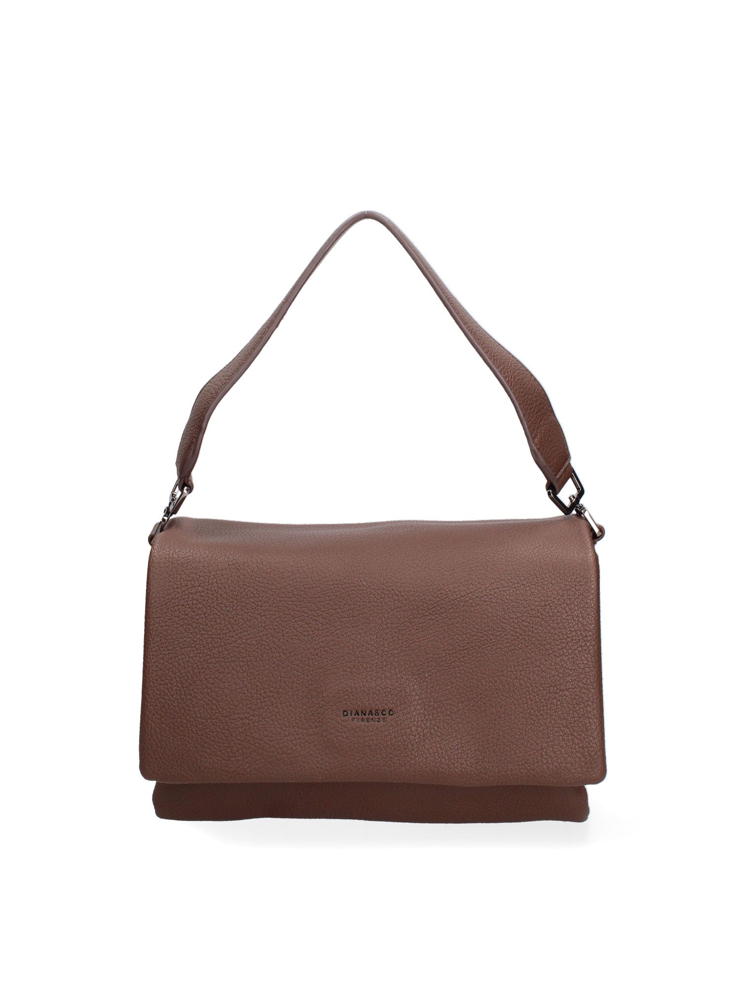 Borsa a spalla da donna Ecopelle vegana 637-1-COFFEE Diana&co