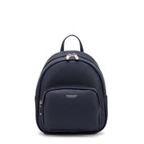 Zaino da donna in pelle vegana Casual 715-2PT-NAVY BLUE Diana&co