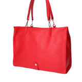 Borsa a mano da donna 100% vera pelle 07138-D58 ROSSO FUOCO Roberta Rossi