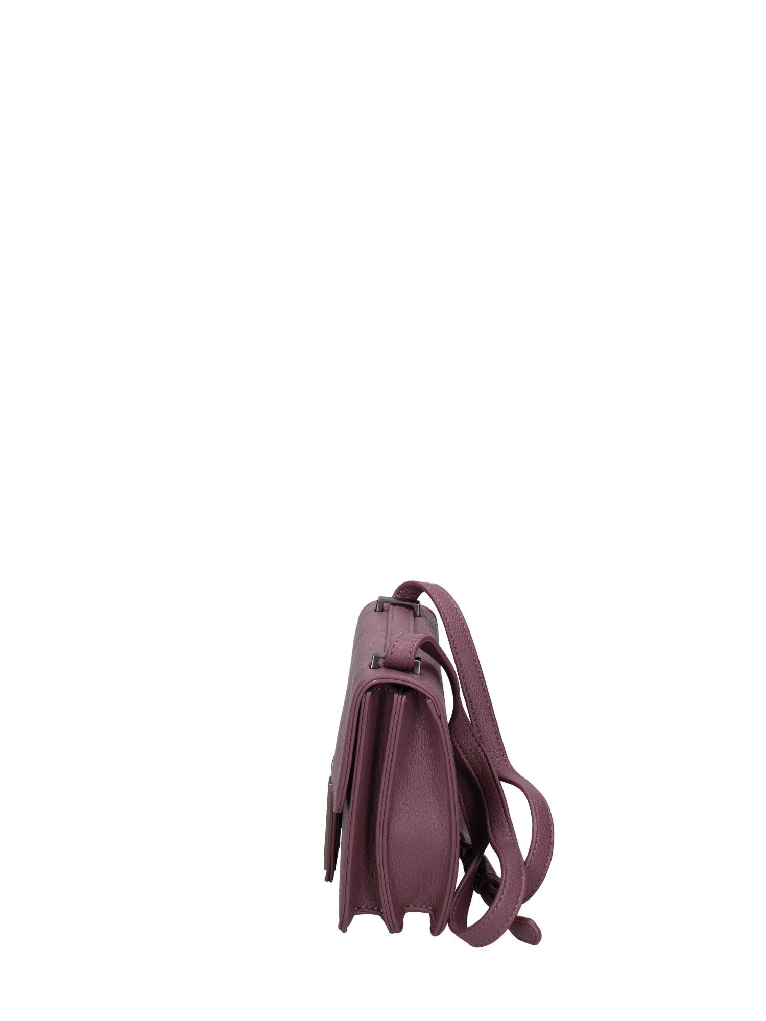 Borsa a tracolla da donna 100% PVC WEITH-DARK MAUVE Marc Ellis