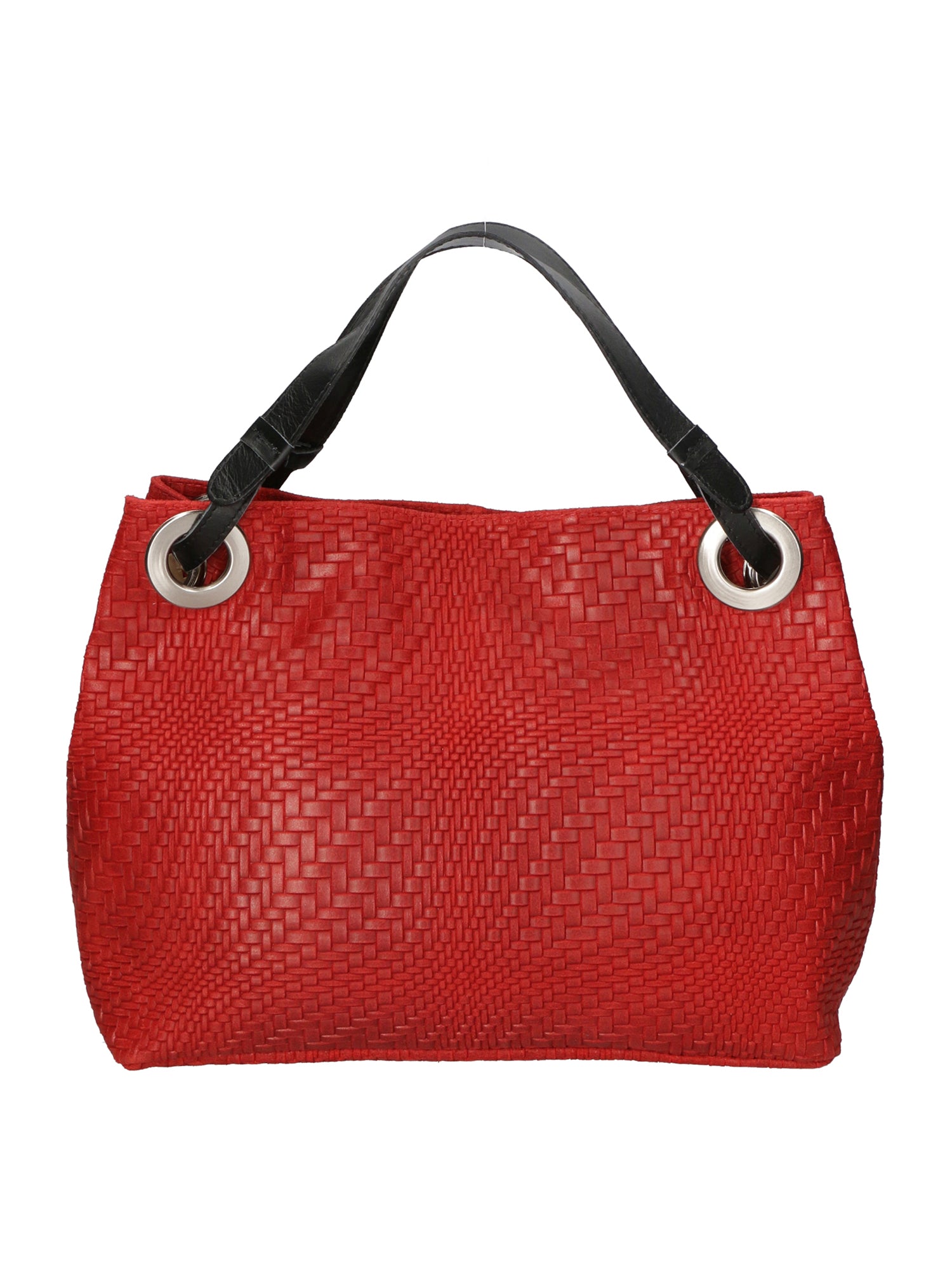 Emilia Borsa a spalla da donna Vera pelle 80059-023 ROSSO Gave Lux
