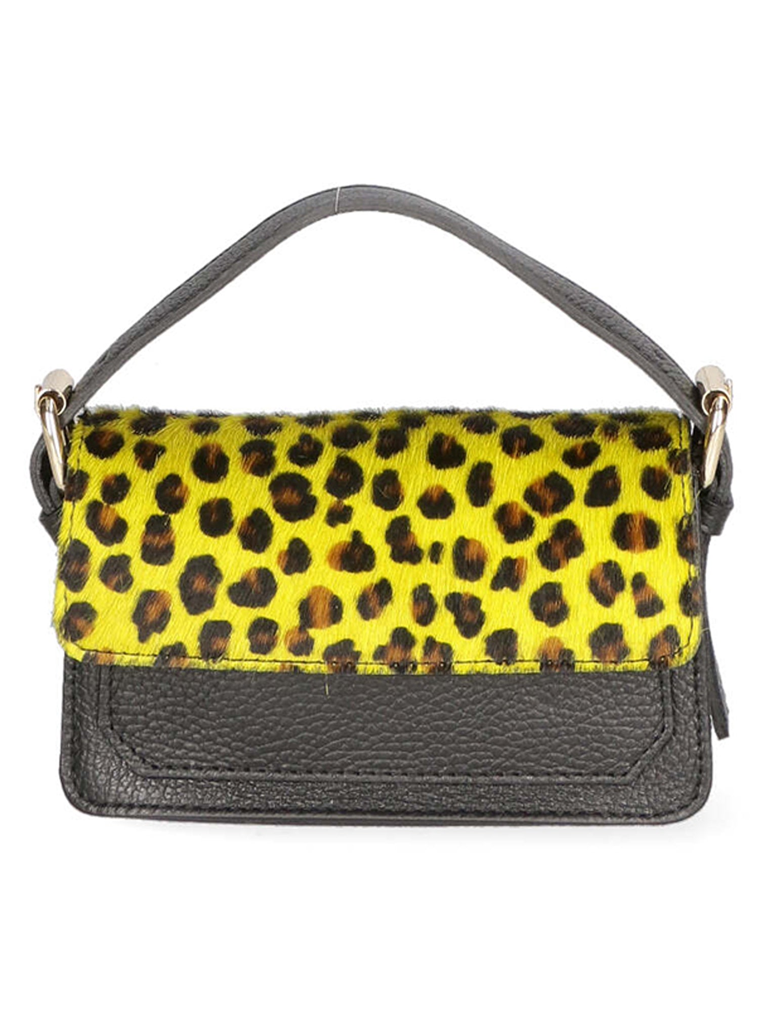 Aleide Borsa a mano da donna Vera pelle 04858-LEO P GIALLO Gave Lux