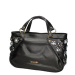Iolara Lux Borsa a spalla da donna Vera pelle B17240-NERO Braccialini