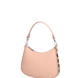 Borsa a spalla da donna 100% pelle ruga 07241-L805 LILLA Roberta Rossi