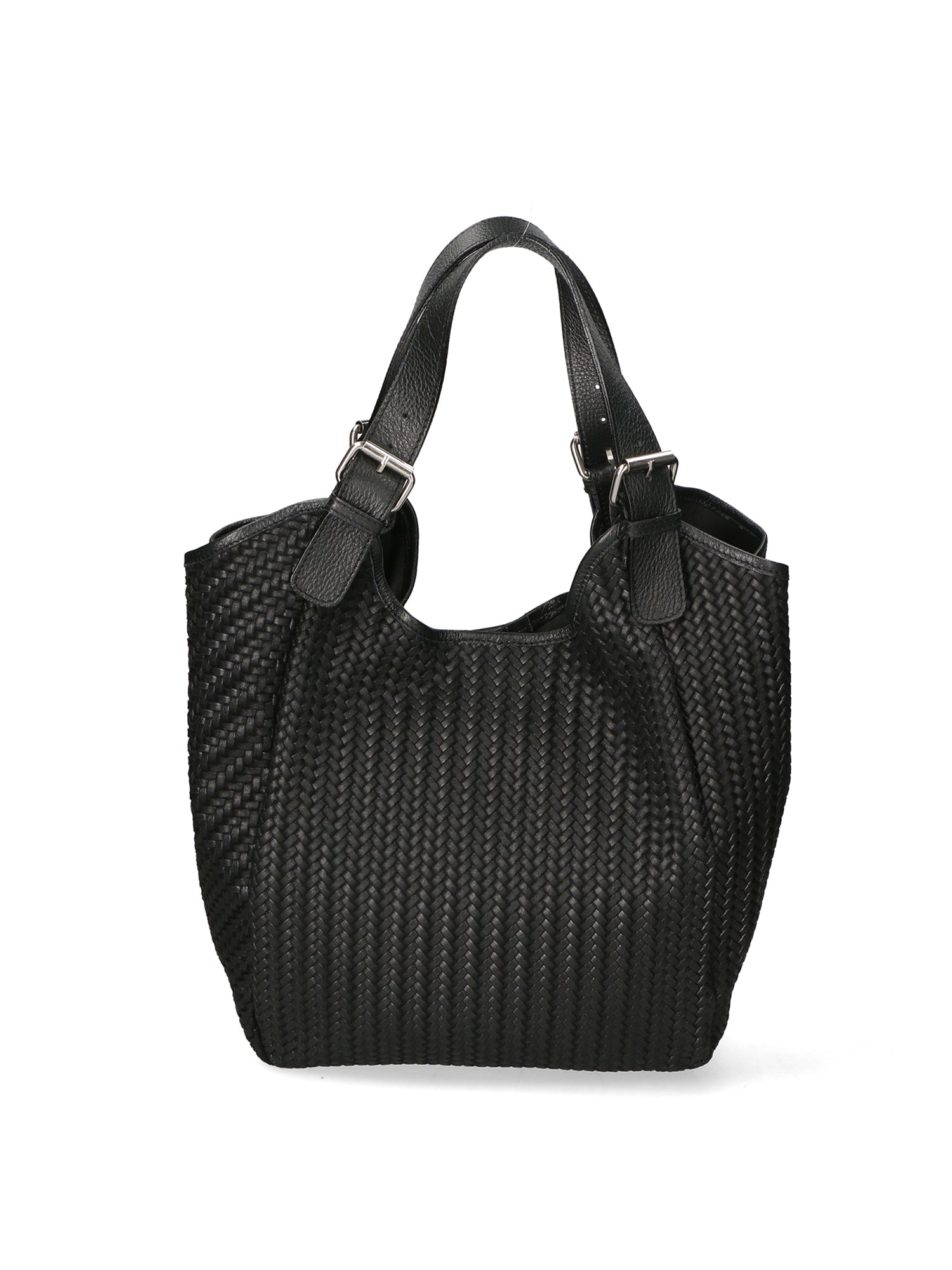 Elettra Borsa a mano da donna Vera pelle 80050-NERO Gave Lux