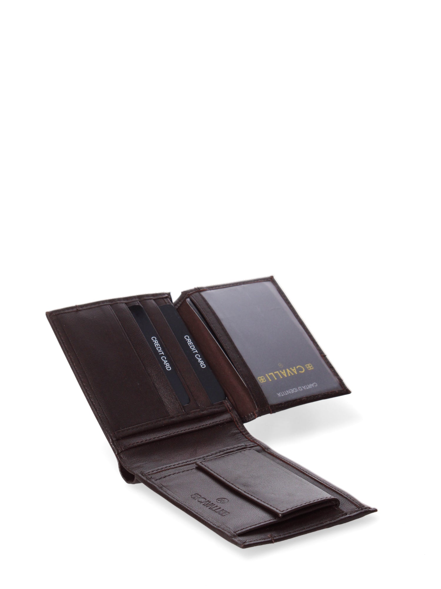 Portafoglio uomo in vera pelle Casual BC410-292-T.MORO B Cavalli