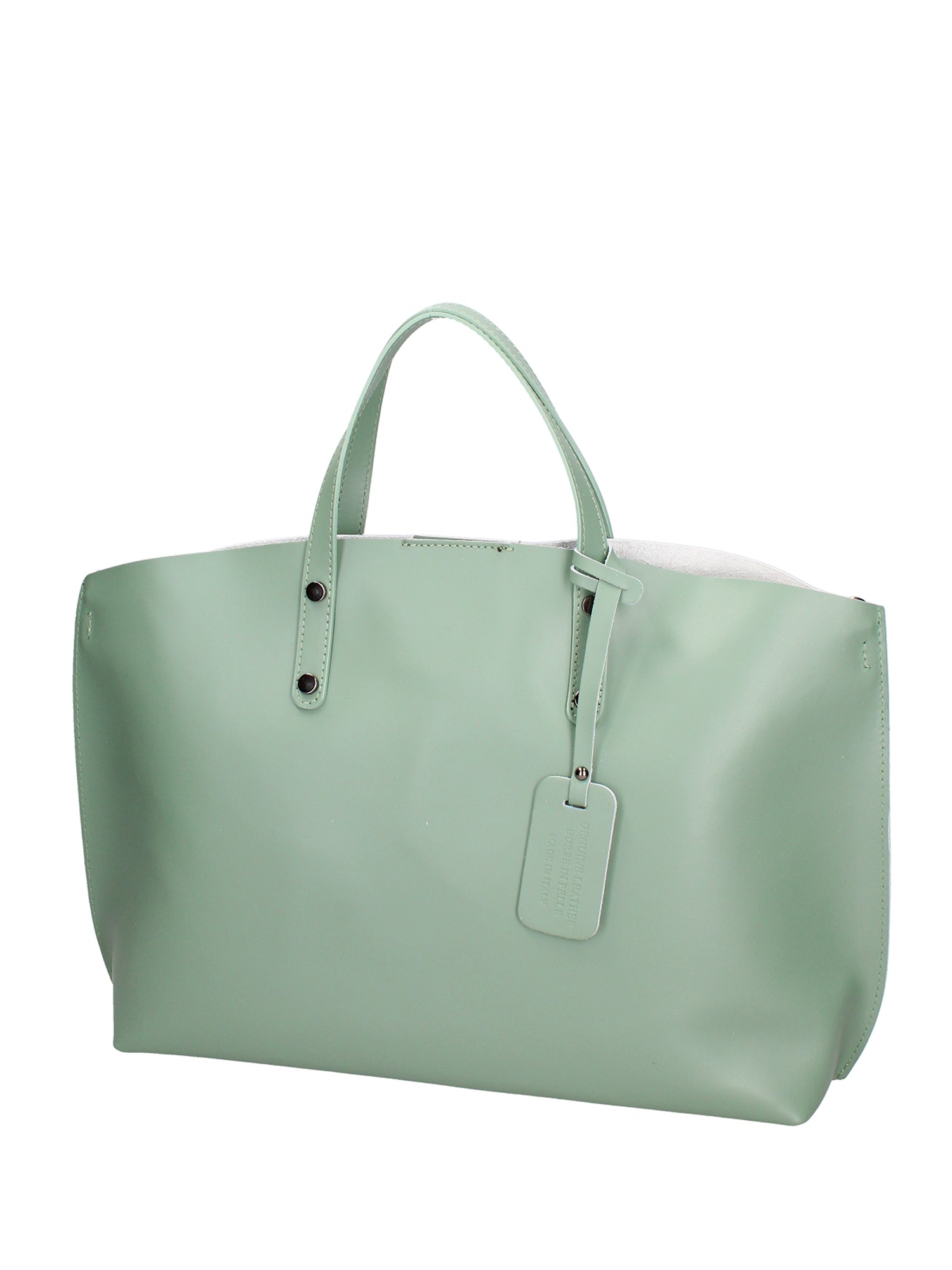 Lumena Borsa a mano da donna Vera pelle 2094-L896 MENTA Gave Lux