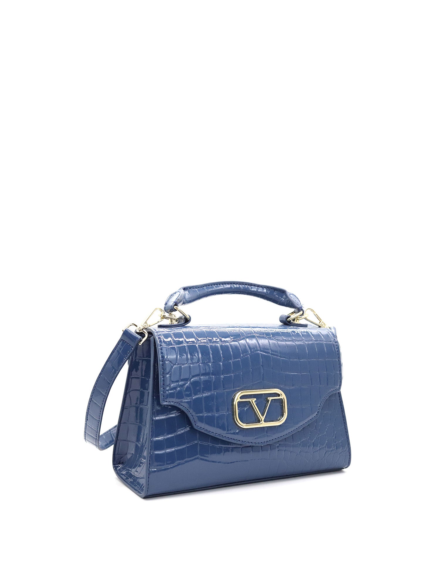 Cannes Borsa a mano da donna Ecopelle VC-208-BLU NAVY 19V69 Italia