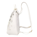 Zeffira Elite B17244-BIANCO Zaino da donna in vera pelle Braccialini