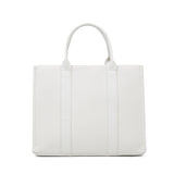 Borsa a mano da donna 100% pelle vegana PU 715-3PT-WHITE Diana&co