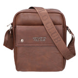 Borsa a tracolla uomo 100% PU Leather PCL3007-COFFEE Northampton Polo Club