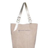 Borsa a spalla da donna Vera pelle 07312-D04 TAUPE+L005 Roberta Rossi
