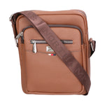 Borsa a tracolla uomo 100% pelle PU PCL3024-KHAKI Northampton Polo Club