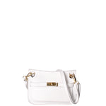 Katie Borsa a tracolla da donna 100% vera pelle 07145-D01 BIANCO Viola Castellani