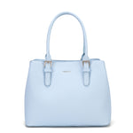 Borsa a mano da donna 100% pelle vegana PU 716-2PT-BABYBLUE Diana&co