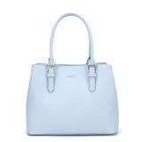 Borsa a mano da donna 100% pelle vegana PU 716-2PT-BABYBLUE Diana&co