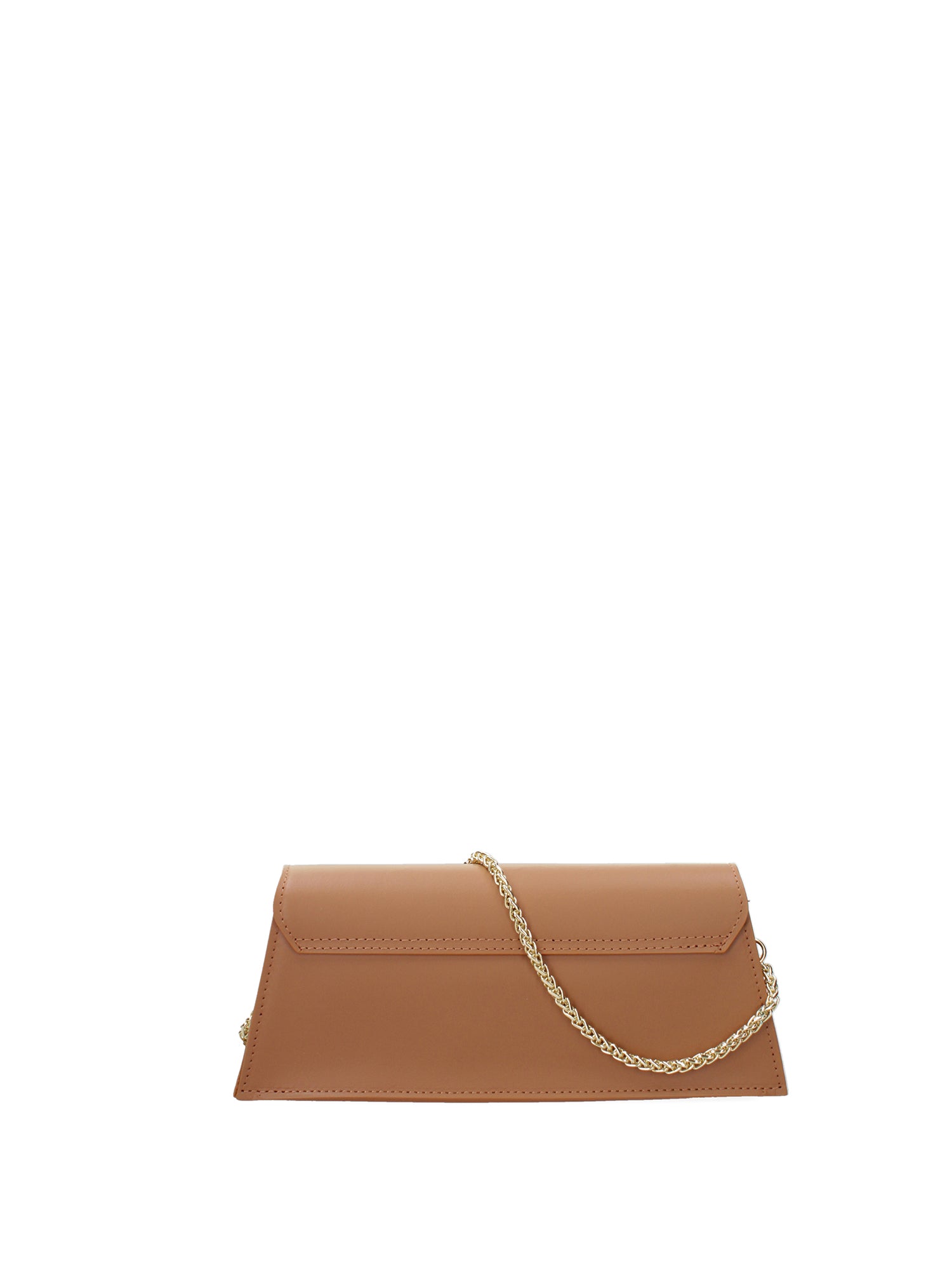 Borsa a spalla da donna Vera pelle 07313-L125 CAMEL Roberta Rossi