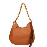 Artemisia Borsa a spalla da donna Vera pelle 05462-S17 CUOIO SCURO L015 T.MORO Gave Lux