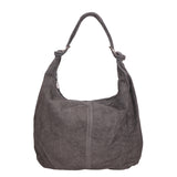 Valeria Borsa a spalla da donna Vera pelle 05280-042 GRIGIO SCURO Gave Lux