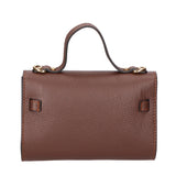 Uma Borsa a mano da donna Vera pelle 06525-D223 cioccolato Gave Lux