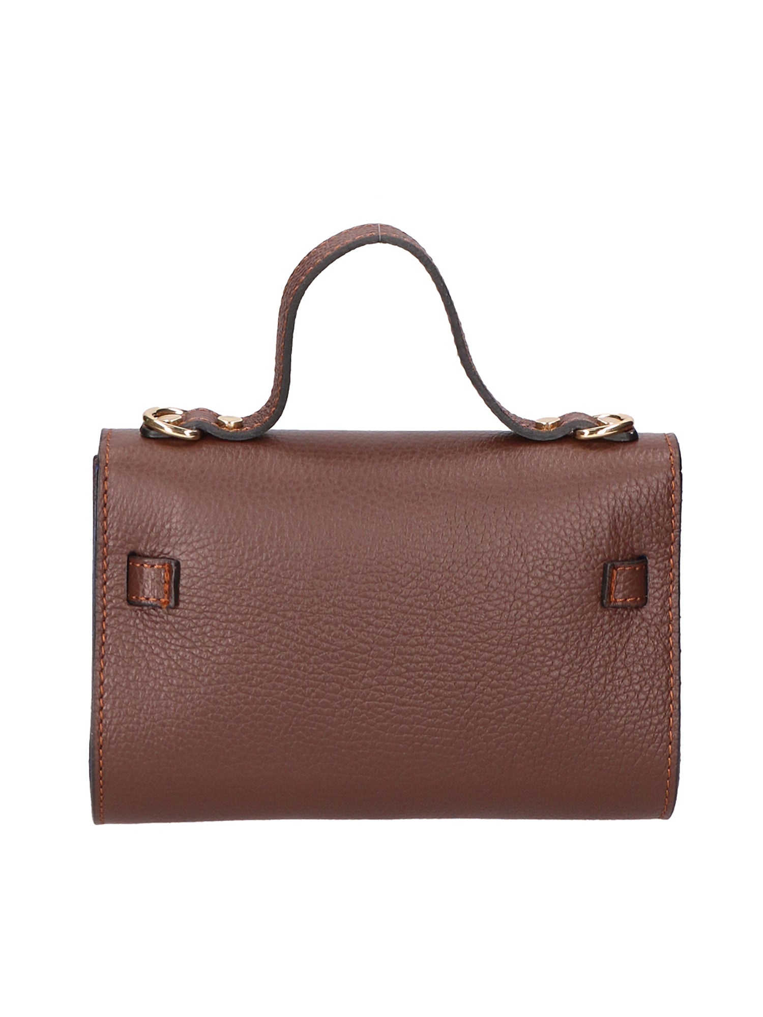 Uma Borsa a mano da donna Vera pelle 06525-D223 cioccolato Gave Lux