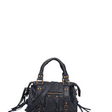 Erisia Borsa a spalla da donna Vera pelle 06091-013 BLU NAVY Gave Lux