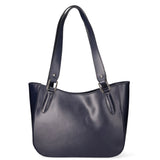 Eva Borsa a spalla da donna Vera pelle 9024-BLU DARK BLUE Gave Lux