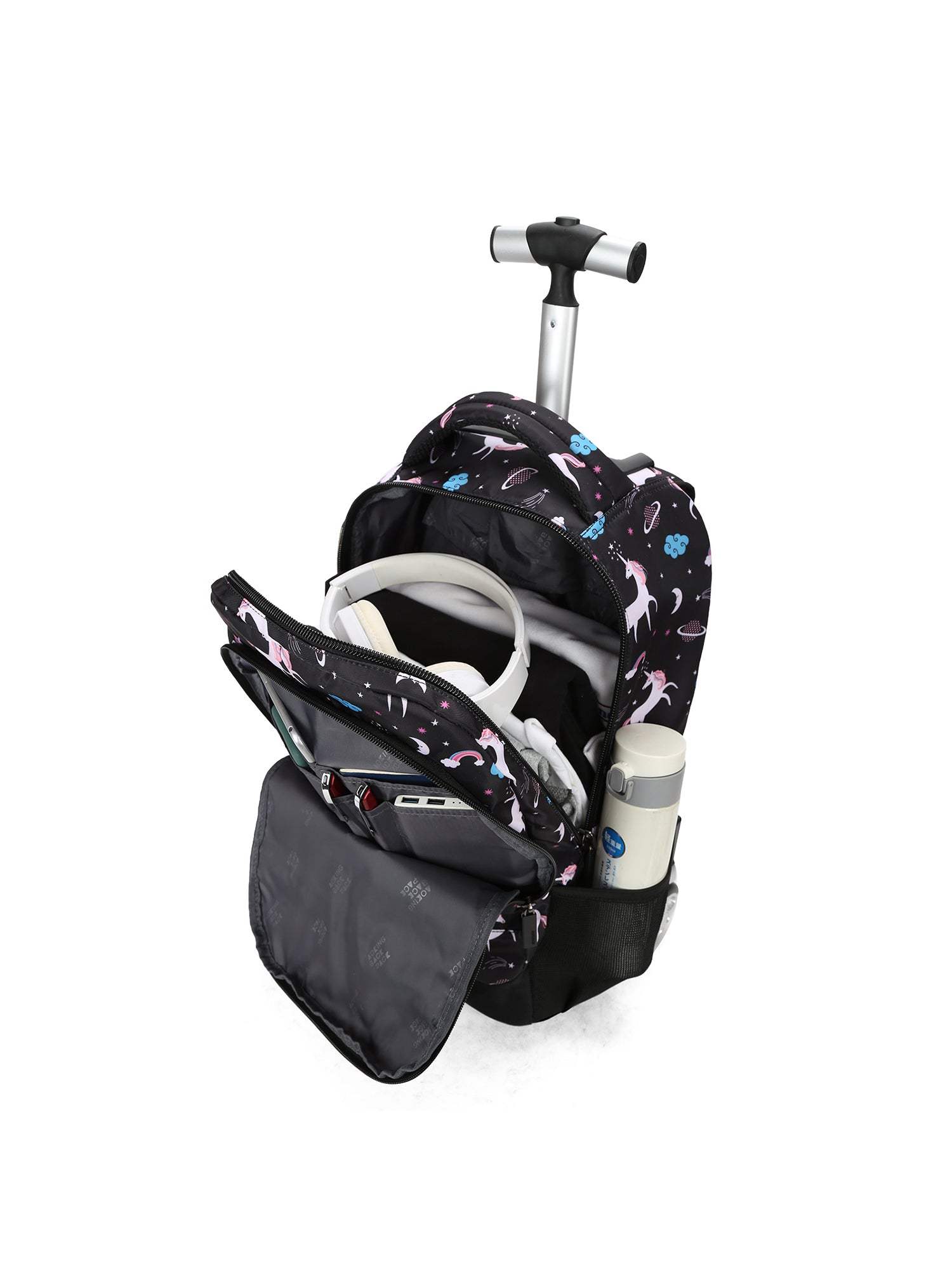 Zaino unisex Astrala Casual SLN88036-8-BLACK Aoking