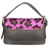 Aleide Borsa a mano da donna Vera pelle 04858-LEO G FUXIA Gave Lux