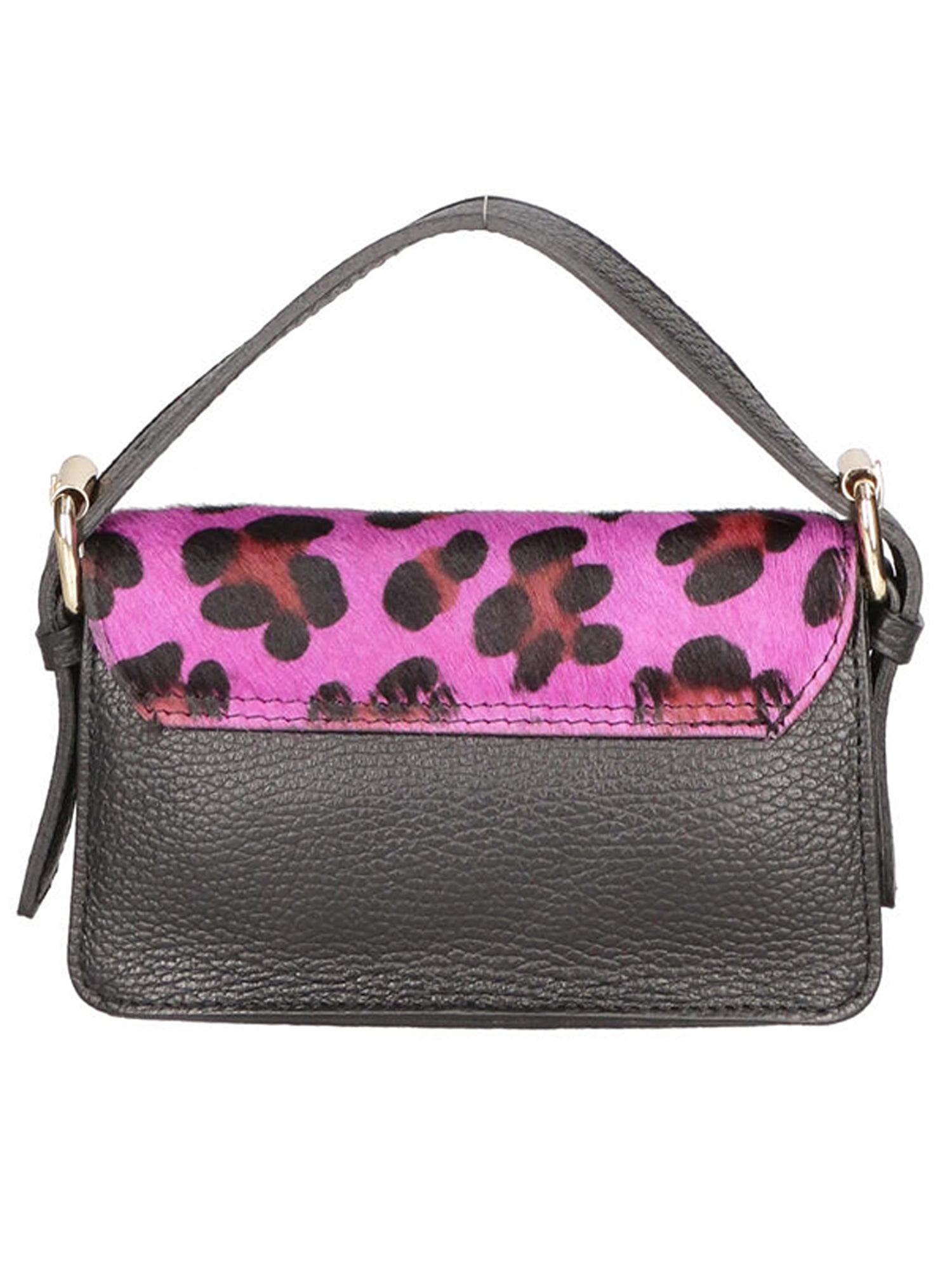 Aleide Borsa a mano da donna Vera pelle 04858-LEO G FUXIA Gave Lux