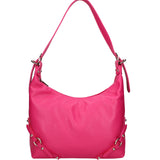 Fiorenza Lux Borsa a spalla da donna Vera pelle 07140-D02 FUXIA Viola Castellani